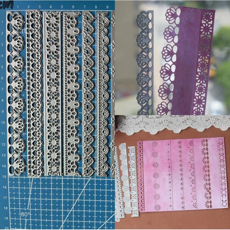 Metal Cutting Dies Lace Border Scrapbooking Paper Card Craft Embossing Stencils
Metal Cutting Dies Lace Border Scrapbooking Paper Card Craft Embossing Stencils
