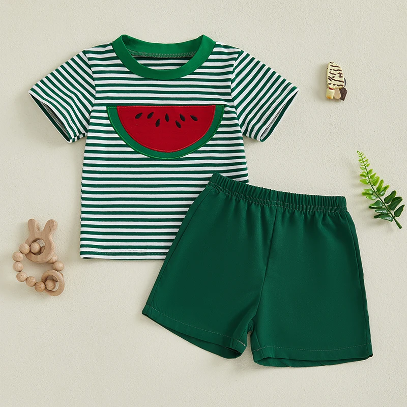 0-3Y Toddler Infant Baby Boy Clothes Sets Casual Short Sleeve O Neck Striped Tops and Solid Color Shorts Summer Outfits Clothing
0-3Y Toddler Infant Baby Boy Clothes Sets Casual Short Sleeve O Neck Striped Tops and Solid Color Shorts Summer Outfits Clothing