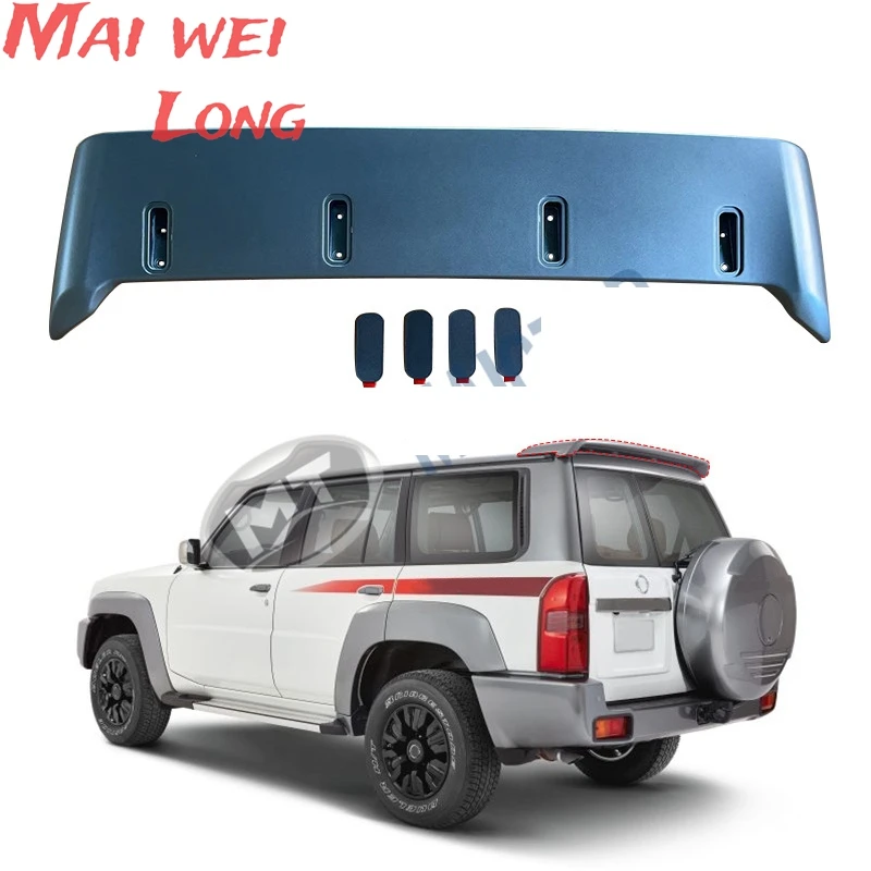 For Nissan PATROL Y61 1998-2004 ABS Plastic Unpainted Color Rear Spoiler Wing Trunk Lid Cover Car Styling
For Nissan PATROL Y61 1998-2004 ABS Plastic Unpainted Color Rear Spoiler Wing Trunk Lid Cover Car Styling