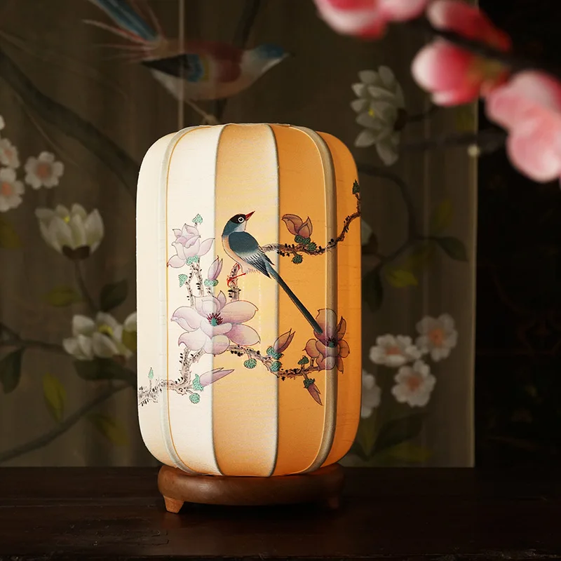New Chinese Song aesthetic desk lamp Bedroom bedside lamp Living room desktop retro night lamp
New Chinese Song aesthetic desk lamp Bedroom bedside lamp Living room desktop retro night lamp