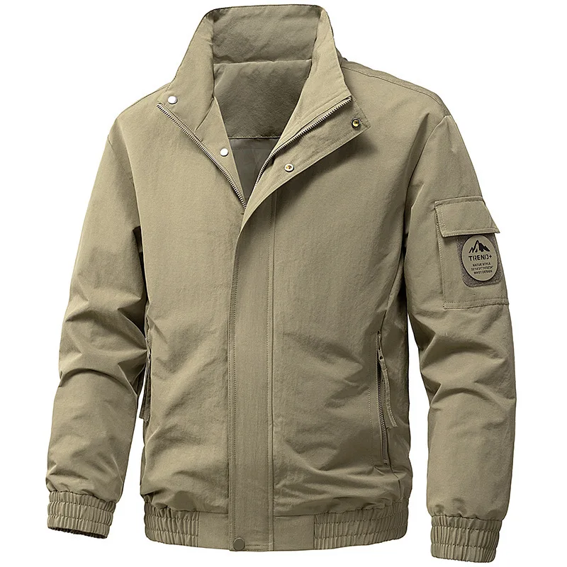 Men's Windproof Oversized Workwear Jacket Spring Autumn Loose Stand up Collar Outdoor Top for Men
Men's Windproof Oversized Workwear Jacket Spring Autumn Loose Stand up Collar Outdoor Top for Men