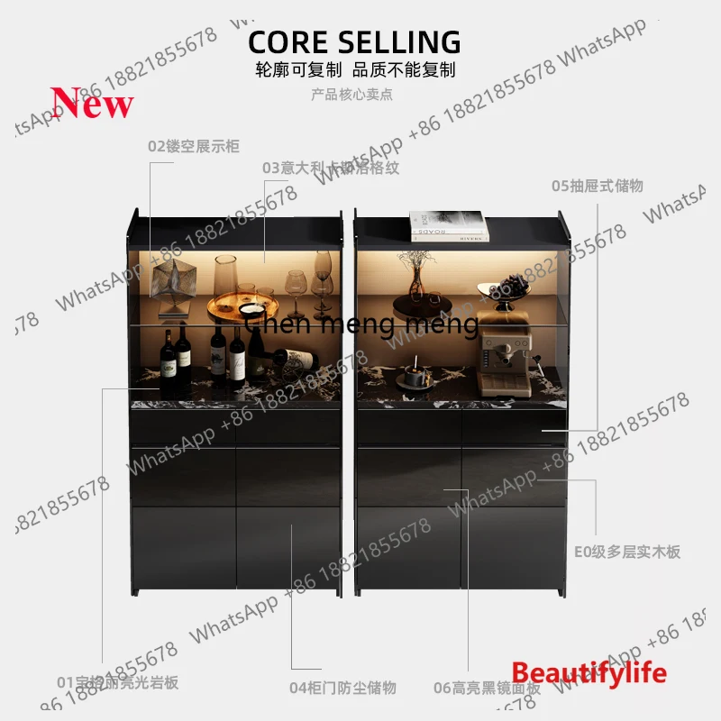 07M Italian minimalist glass wine cabinet, living room storage display cabinet, light luxury high-end dining side cabinet
07M Italian minimalist glass wine cabinet, living room storage display cabinet, light luxury high-end dining side cabinet