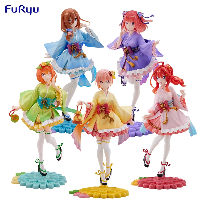 Genuine FuRyu Gotoubun No Hanayome Nakano Ichika Nino Miku Yotsuba Itsuki Miniskirt Yukata Ver Anime Cute Girl Action Figure toy
Genuine FuRyu Gotoubun No Hanayome Nakano Ichika Nino Miku Yotsuba Itsuki Miniskirt Yukata Ver Anime Cute Girl Action Figure toy