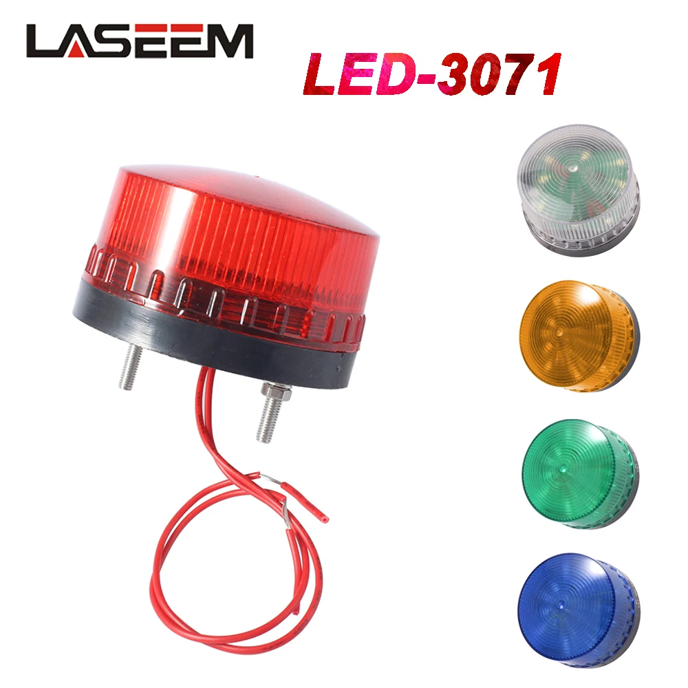Strobe Signal Warning light LED -3071 12V 24V 220V Indicator light LED Lamp small Flashing Light Security Alarm
Strobe Signal Warning light LED -3071 12V 24V 220V Indicator light LED Lamp small Flashing Light Security Alarm