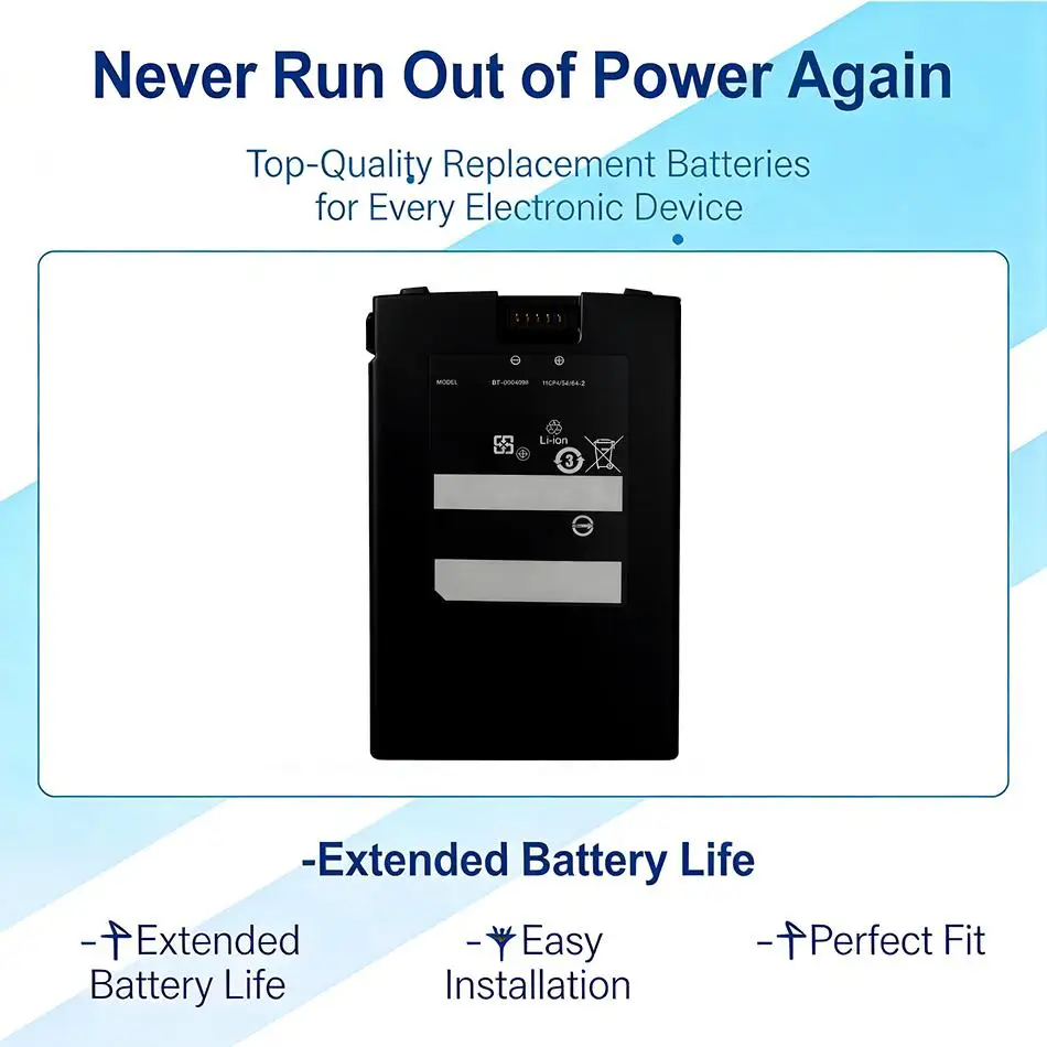 Mobile Phone Battery Reliable Replacement BT-000409B Thick Version 5000mAh For Zebra TC2X Series TC21 TC26 Btry-TC2Y-1XMA1-01
Mobile Phone Battery Reliable Replacement BT-000409B Thick Version 5000mAh For Zebra TC2X Series TC21 TC26 Btry-TC2Y-1XMA1-01
