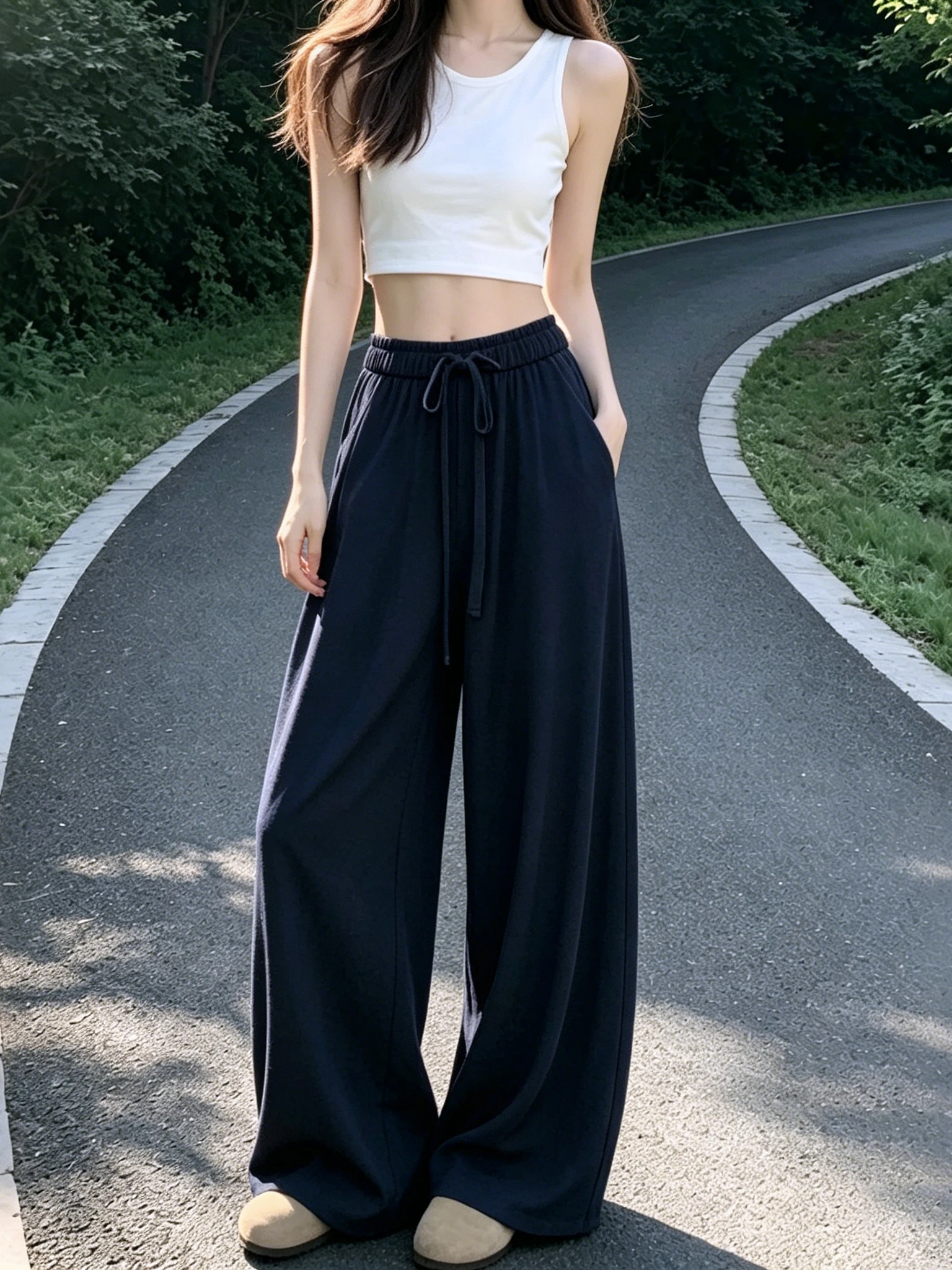 Cobalt Blue Drawstring Cotton Linen Wide Leg Pants Women Summer Small Size Loose Slimming Casual Drapey Floor-Length Pants
Cobalt Blue Drawstring Cotton Linen Wide Leg Pants Women Summer Small Size Loose Slimming Casual Drapey Floor-Length Pants