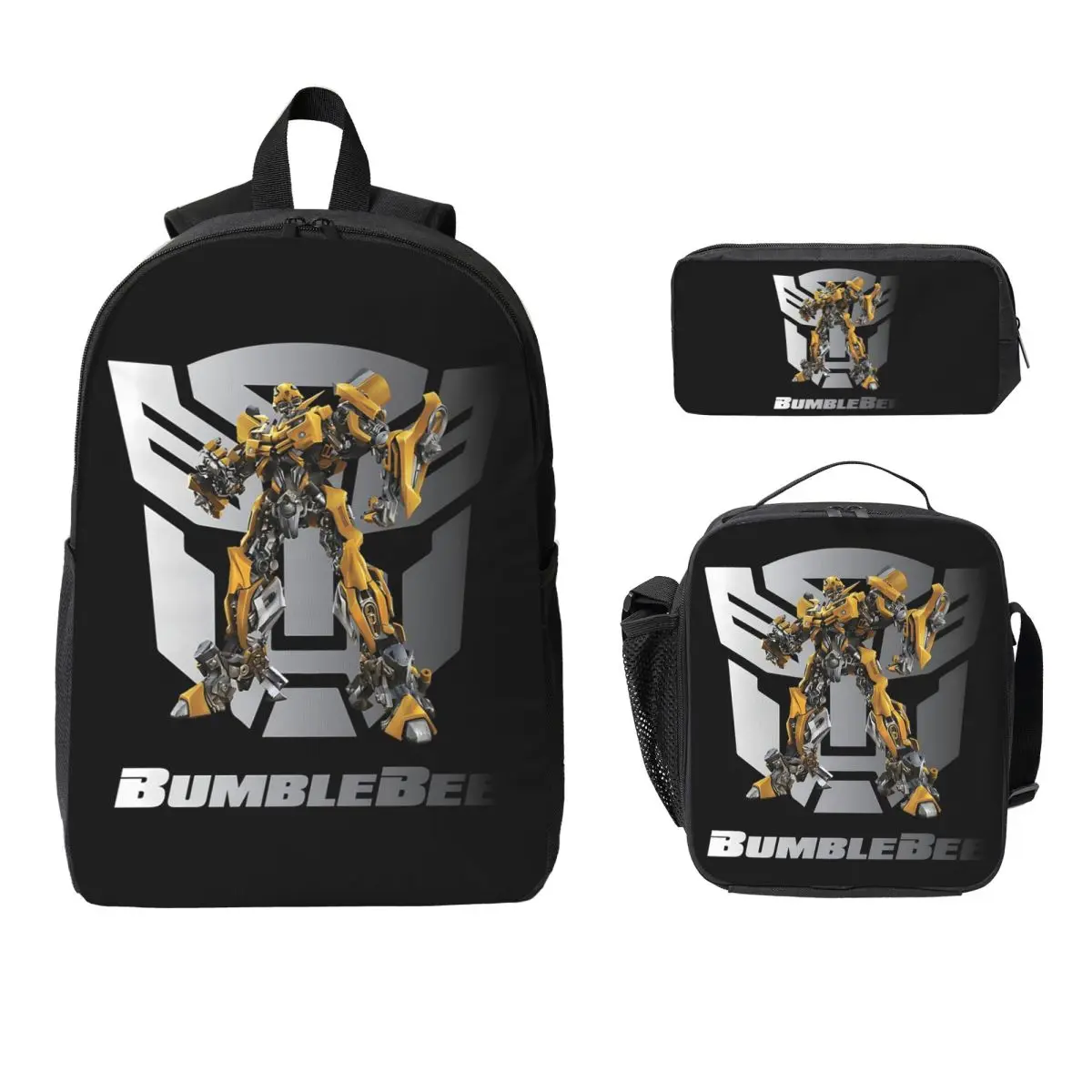 Bumblebee Transformers 1 Backpack Boys Girls BookBag School Bag Laptop Shoulder Bags 3ps Insulated Lunch Bag Pencil Case
Bumblebee Transformers 1 Backpack Boys Girls BookBag School Bag Laptop Shoulder Bags 3ps Insulated Lunch Bag Pencil Case