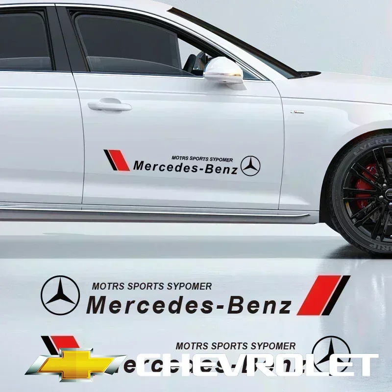 1Pair Car Body Decor Decals Car Door Side Stripes Stickers For Mercedes Benz B/C/E/S Class A Class C200L GLC GLK New CLA GLA
1Pair Car Body Decor Decals Car Door Side Stripes Stickers For Mercedes Benz B/C/E/S Class A Class C200L GLC GLK New CLA GLA