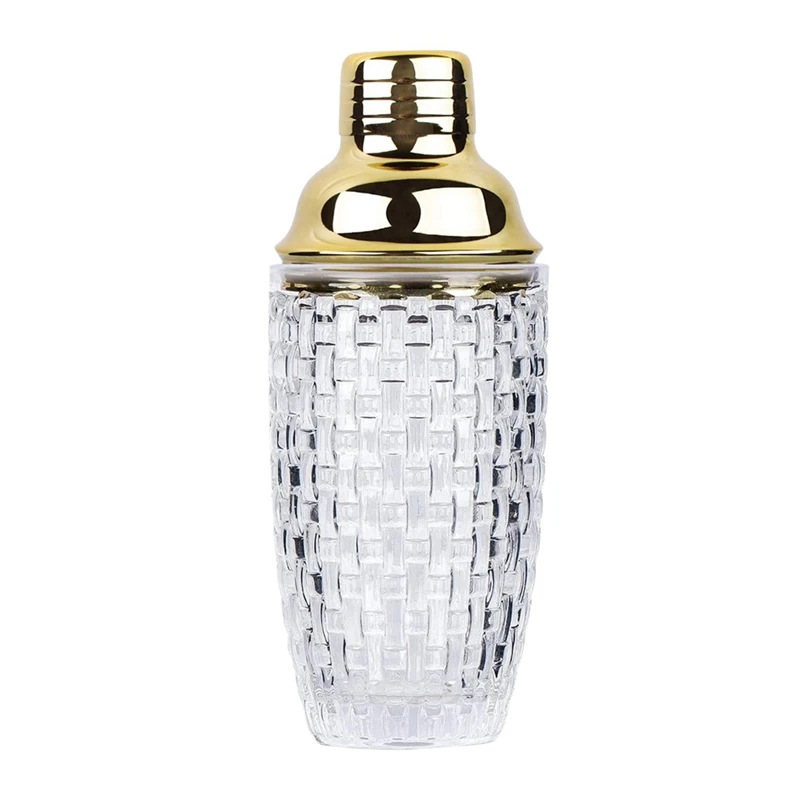 13Oz Glass Cocktail Shaker Set - Glass Shaker for Cocktails, Drink Shakers Cocktail and Cocktail Shakers Gold
13Oz Glass Cocktail Shaker Set - Glass Shaker for Cocktails, Drink Shakers Cocktail and Cocktail Shakers Gold
