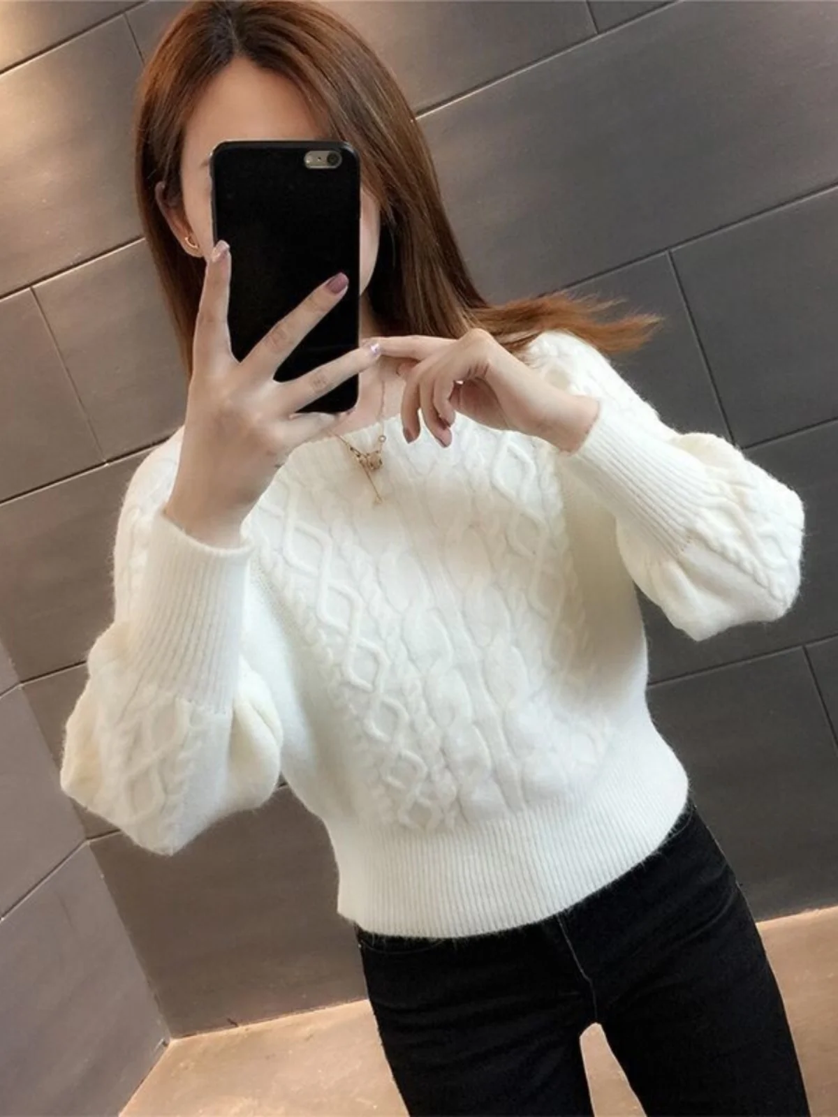 Slim Fit ort High Waist Thiened Square Collar Sweater Women's Faionable Autumn Winter Inner Wear Simple Base irt
Slim Fit ort High Waist Thiened Square Collar Sweater Women's Faionable Autumn Winter Inner Wear Simple Base irt