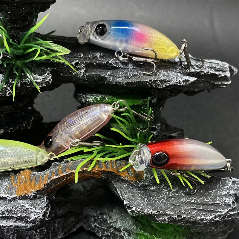 ALASICKA 2.5g/35mm Micro-substance Slow Sinker for Trout Fishing 3D Simulation with Big Eyes Large Lip Design Carries Twin Hooks
ALASICKA 2.5g/35mm Micro-substance Slow Sinker for Trout Fishing 3D Simulation with Big Eyes Large Lip Design Carries Twin Hooks