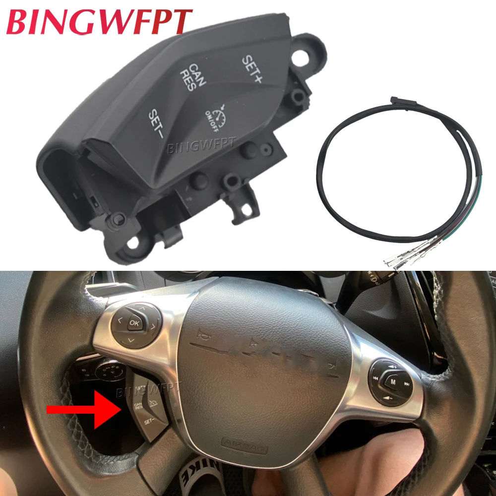 For Ford focus 3 2012-2014 Kuga 2012-2015 Cruise Control Switch Multifunction Steering Wheel Button Bluetooth o Button(Without
For Ford focus 3 2012-2014 Kuga 2012-2015 Cruise Control Switch Multifunction Steering Wheel Button Bluetooth o Button(Without