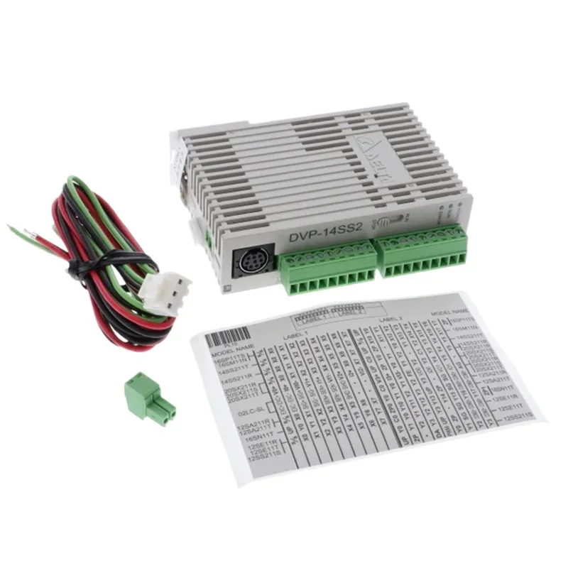 Delta PLC DVP14SS211T DVP14SS211R 24VDC 8DI 6DO relay output module SS2 series
Delta PLC DVP14SS211T DVP14SS211R 24VDC 8DI 6DO relay output module SS2 series