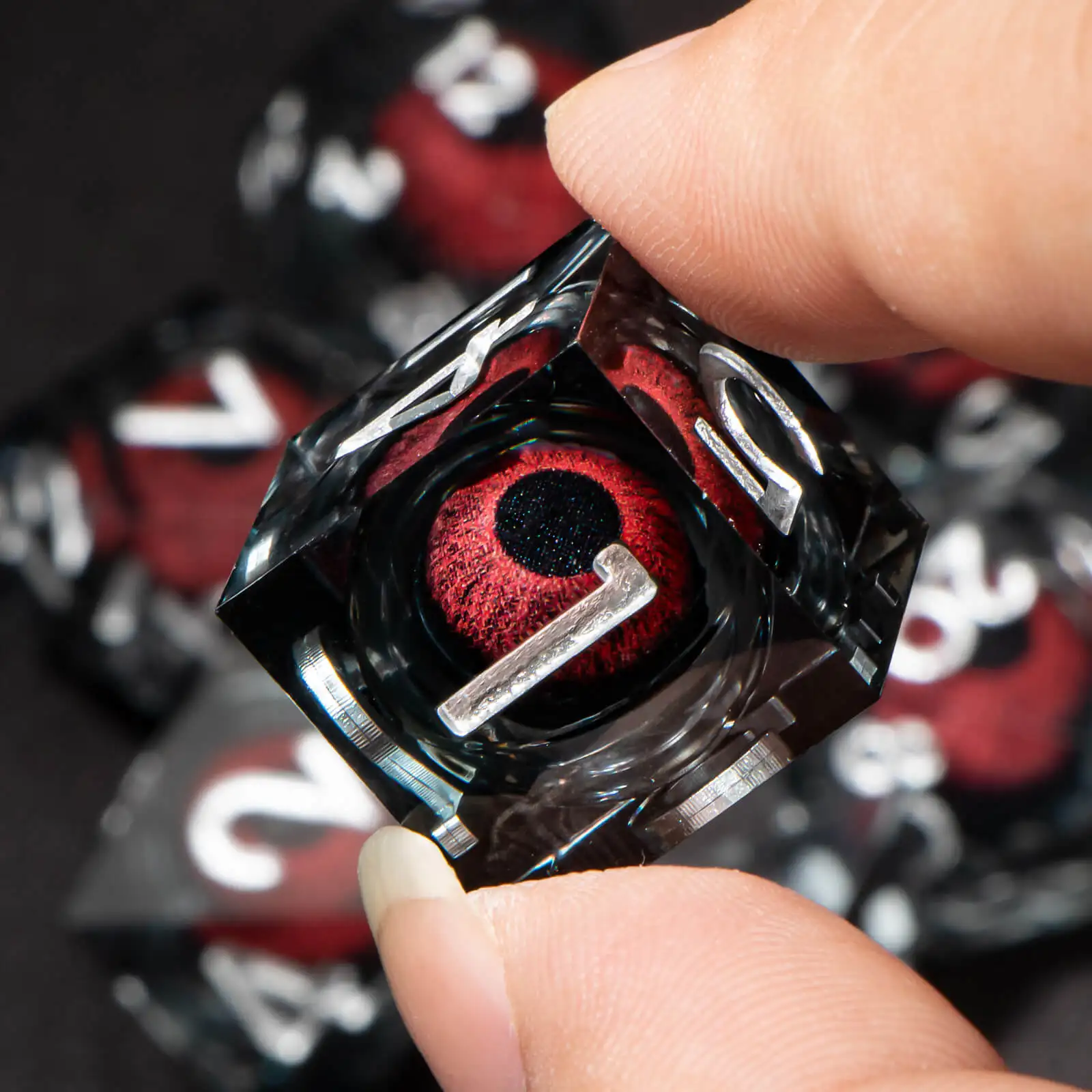 Polyhedral Liquid D&D Dice Resin Eye DND Dice Set, for Dungeon and Dragon RPG Board Game
Polyhedral Liquid D&D Dice Resin Eye DND Dice Set, for Dungeon and Dragon RPG Board Game