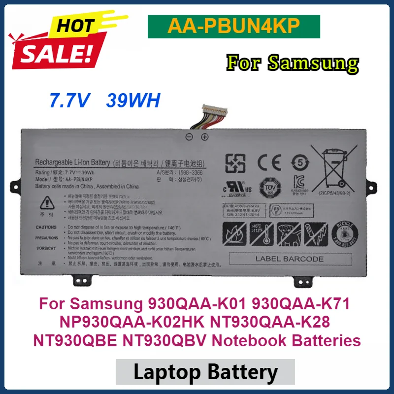 AA-PBUN4KP Аккумулятор для ноутбука Samsung 930QAA-K01 930QAA-K71 NP930QAA-K02HK NT930QAA-K28 NT930QBE NT930QBV Аккумуляторы для ноутбуков
AA-PBUN4KP Аккумулятор для ноутбука Samsung 930QAA-K01 930QAA-K71 NP930QAA-K02HK NT930QAA-K28 NT930QBE NT930QBV Аккумуляторы для ноутбуков