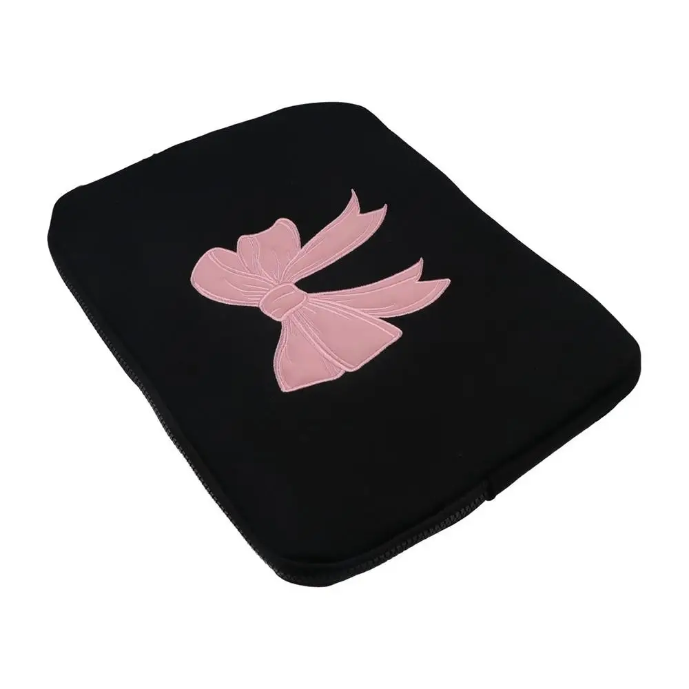 Wear Resistant Pink Bow Tablet Sleeve Bag Embroidered Protective Laptop Pouch Fall Prevention Black Computer Storage Bag School
Wear Resistant Pink Bow Tablet Sleeve Bag Embroidered Protective Laptop Pouch Fall Prevention Black Computer Storage Bag School