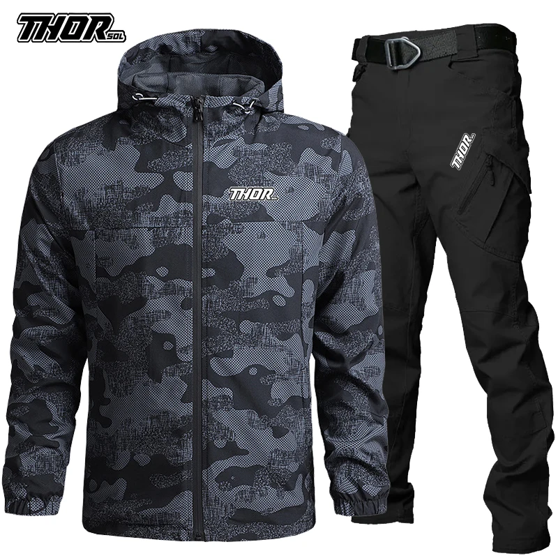 THORSOL Cycling Jacket Set Ultralight Motorcycle Windbreaker Bicycle Man MTB Pants Anti-UV Mountain Bike Suit Ropa Mtb De Hombre
THORSOL Cycling Jacket Set Ultralight Motorcycle Windbreaker Bicycle Man MTB Pants Anti-UV Mountain Bike Suit Ropa Mtb De Hombre