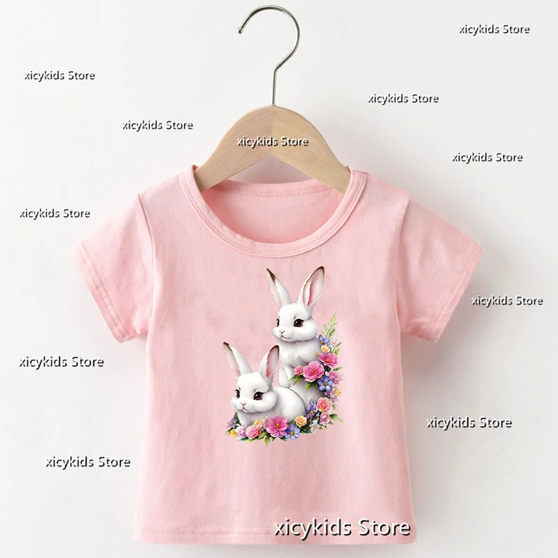 newly Girls T-Shirt Funny Rabbit Animal Print Tshirts Fashion Aesthetic Children'S Tshirt Pink O-Neck Shirt Tops wholesale
newly Girls T-Shirt Funny Rabbit Animal Print Tshirts Fashion Aesthetic Children'S Tshirt Pink O-Neck Shirt Tops wholesale