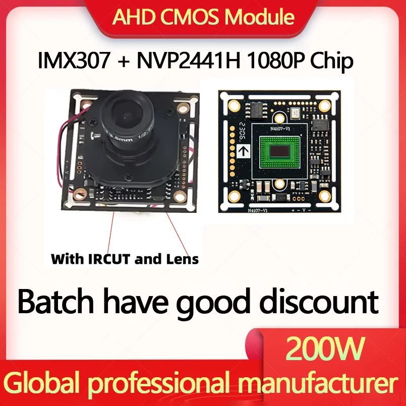 Аналоговые камеры безопасности AHD Starlight 1080P Плата видеонаблюдения sonycmosModule IMX307NVP2441H 1920x1080 2MP1200TVL Аналоговая печатная плата 32x32/38x38
Аналоговые камеры безопасности AHD Starlight 1080P Плата видеонаблюдения sonycmosModule IMX307NVP2441H 1920x1080 2MP1200TVL Аналоговая печатная плата 32x32/38x38