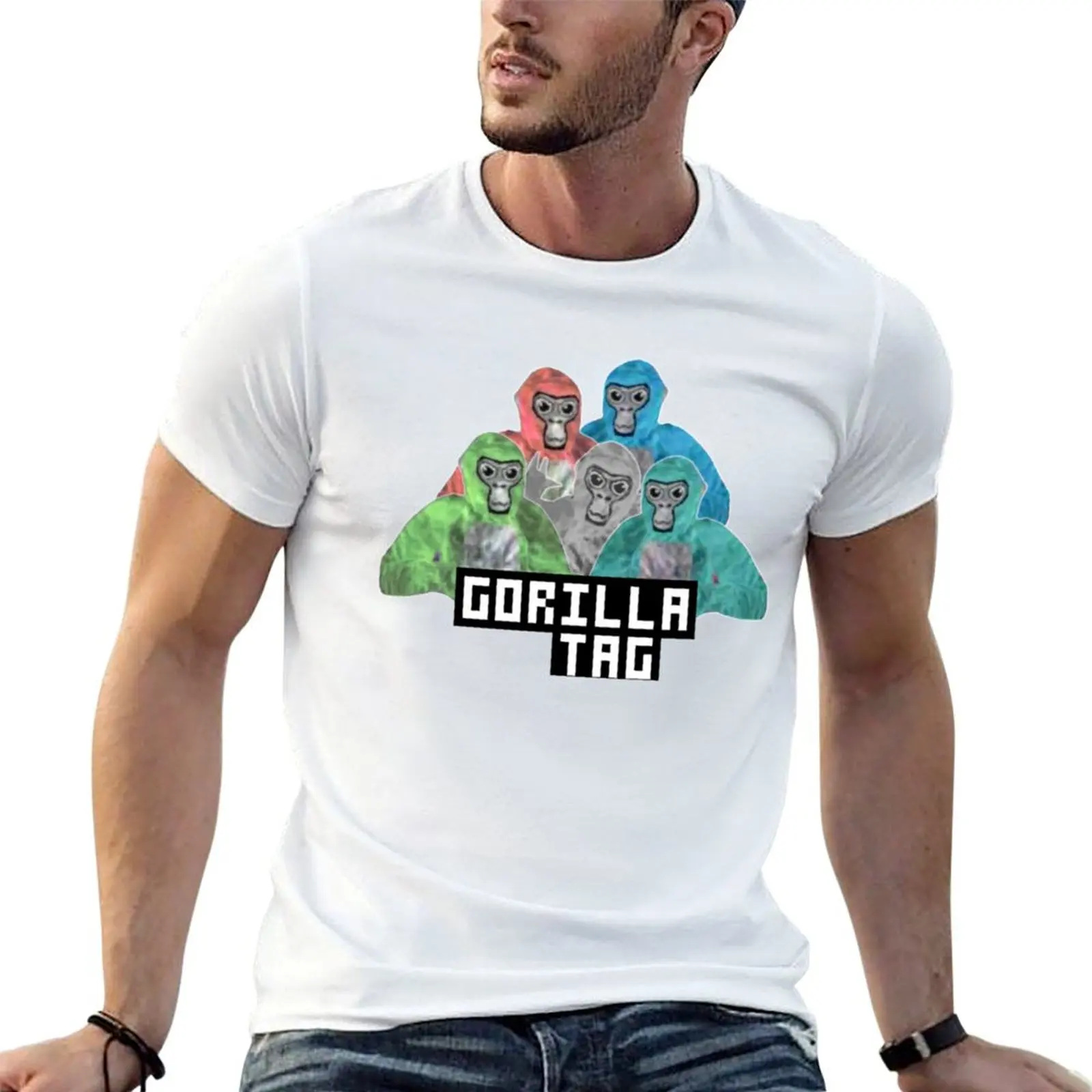 Gorilla Tag Monkey Green Blue Red Gorilla T-Shirt mens graphic t shirts t shirts for man slim fit man t shirts graphic T-shirt
Gorilla Tag Monkey Green Blue Red Gorilla T-Shirt mens graphic t shirts t shirts for man slim fit man t shirts graphic T-shirt