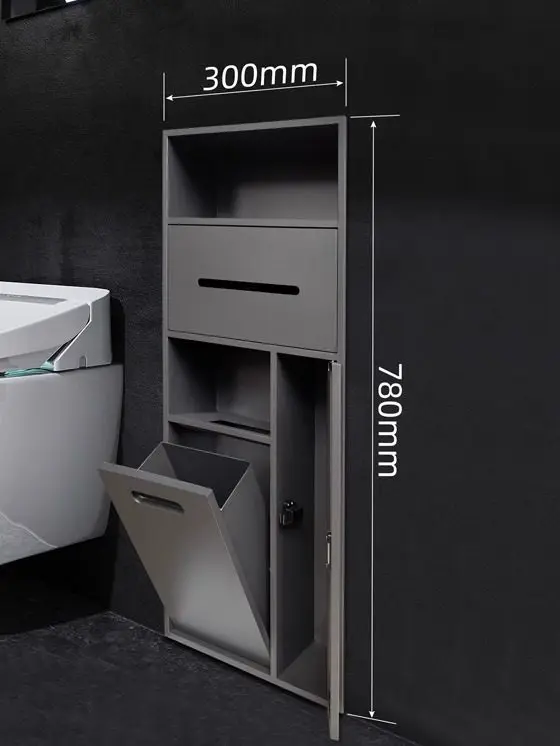 Toilet Built-in Trash Can Hidden Toilet Niche Custom Stainless Steel Internet Celebrity Inline Toilet Paper Box
Toilet Built-in Trash Can Hidden Toilet Niche Custom Stainless Steel Internet Celebrity Inline Toilet Paper Box