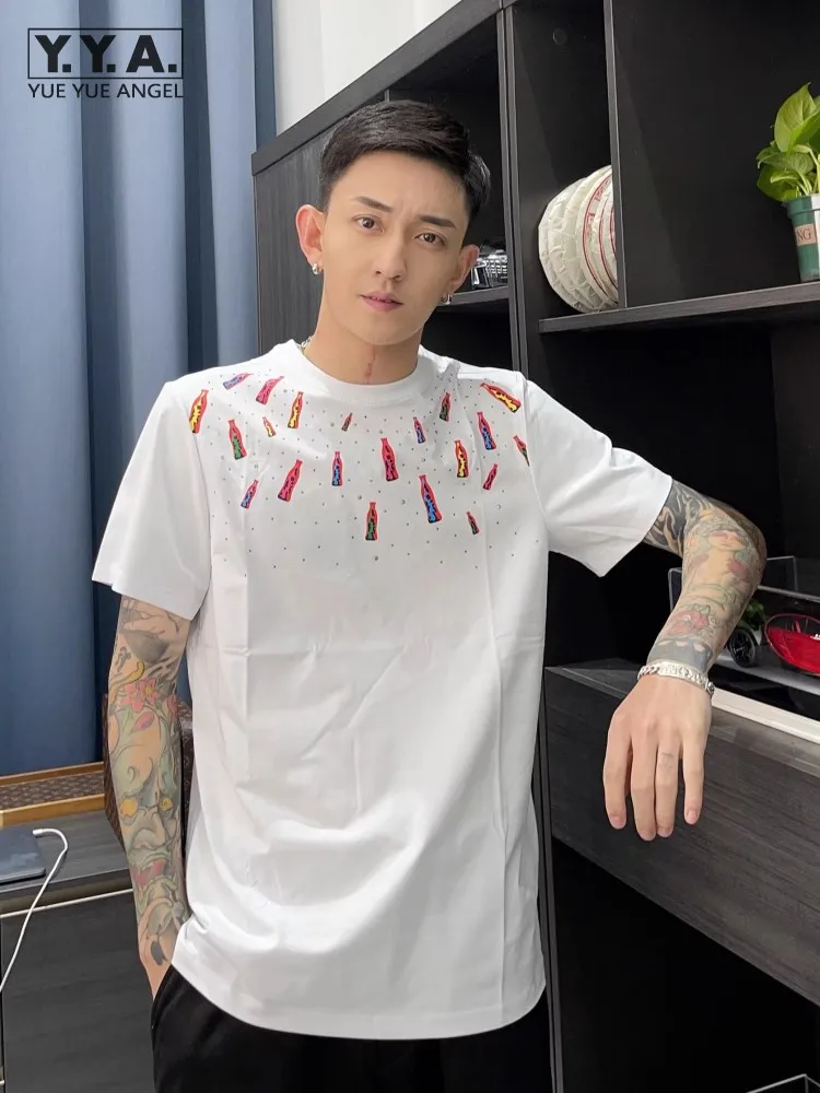 New Summer Mens Casual T-Shirt Short Sleeve O-Neck Pullover Printed T-Shirts High Street Loose Fit Fashion Tees Tops Male Black
New Summer Mens Casual T-Shirt Short Sleeve O-Neck Pullover Printed T-Shirts High Street Loose Fit Fashion Tees Tops Male Black