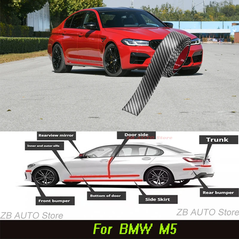 For BMW M5 Strong adhesive bumper strip, front and rear lip side skirts, collision and scratch resistant, suitable
For BMW M5 Strong adhesive bumper strip, front and rear lip side skirts, collision and scratch resistant, suitable