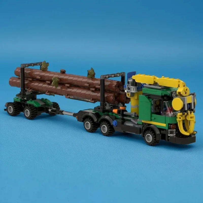443pcs MOC Logging Truck Pole Trailer Model Building blocks toys Architecture Christmas gifts Assemble DIY creative idea Kids
443pcs MOC Logging Truck Pole Trailer Model Building blocks toys Architecture Christmas gifts Assemble DIY creative idea Kids