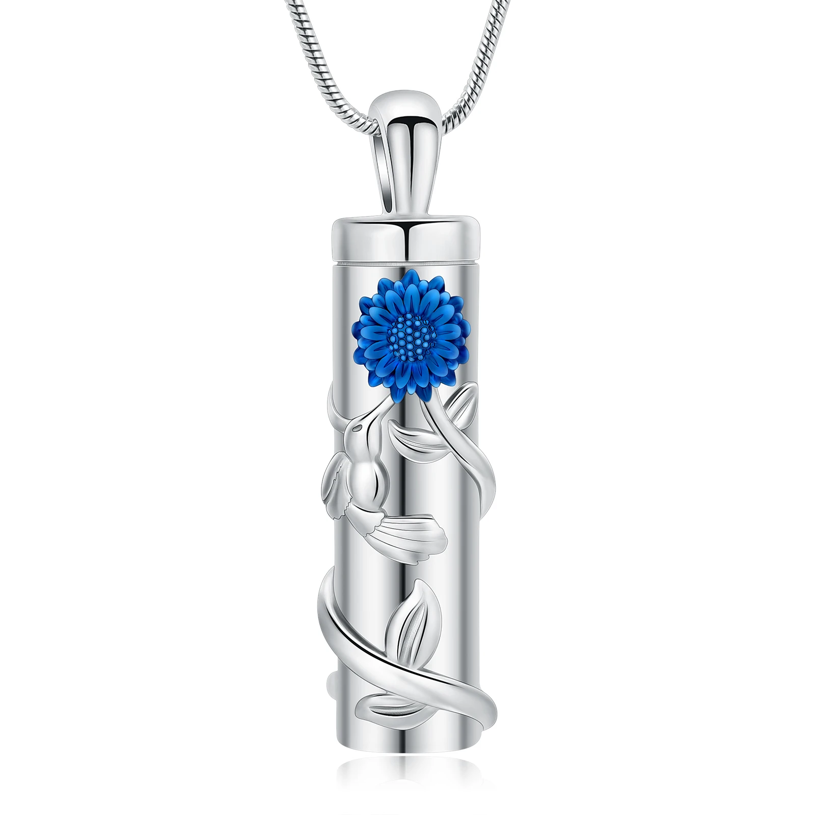 Sunflower Cylinder Cremation Jewelry Memorial Charm Pendant Urn Necklace For Human/Pet Ashes Stainless Steel Keepsake
Sunflower Cylinder Cremation Jewelry Memorial Charm Pendant Urn Necklace For Human/Pet Ashes Stainless Steel Keepsake