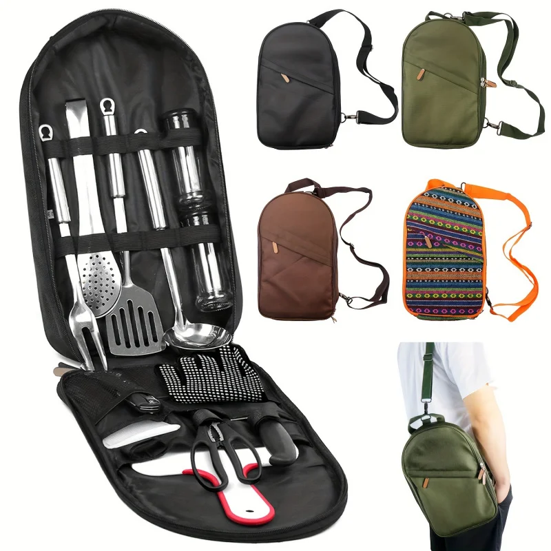 1pc durable polyester travel camping cookware organizer bag-portable storage pouch for BBQ kitchen accessories, unpriced outdoor
1pc durable polyester travel camping cookware organizer bag-portable storage pouch for BBQ kitchen accessories, unpriced outdoor