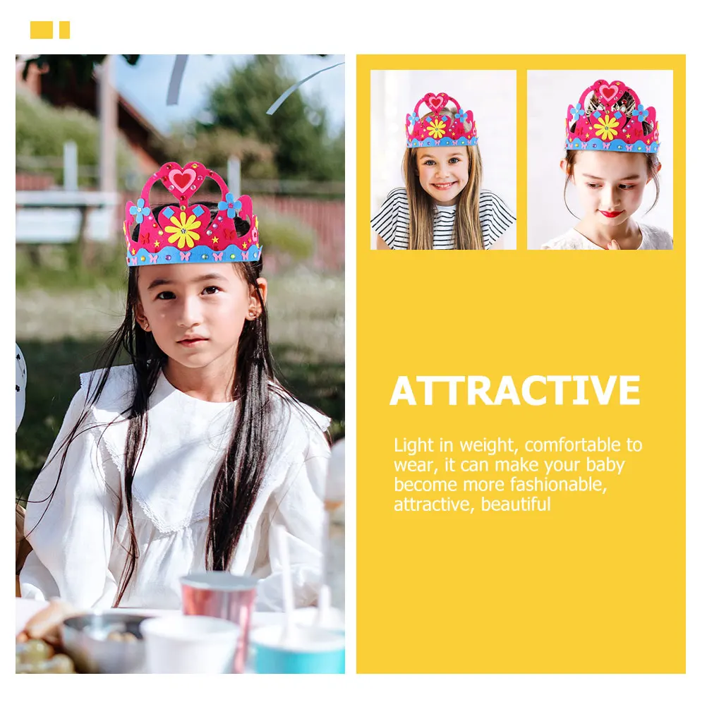 6 Sets Hats Children's Crown Kids Birthday Material Making DIY Kit Kits for Craft
6 Sets Hats Children's Crown Kids Birthday Material Making DIY Kit Kits for Craft