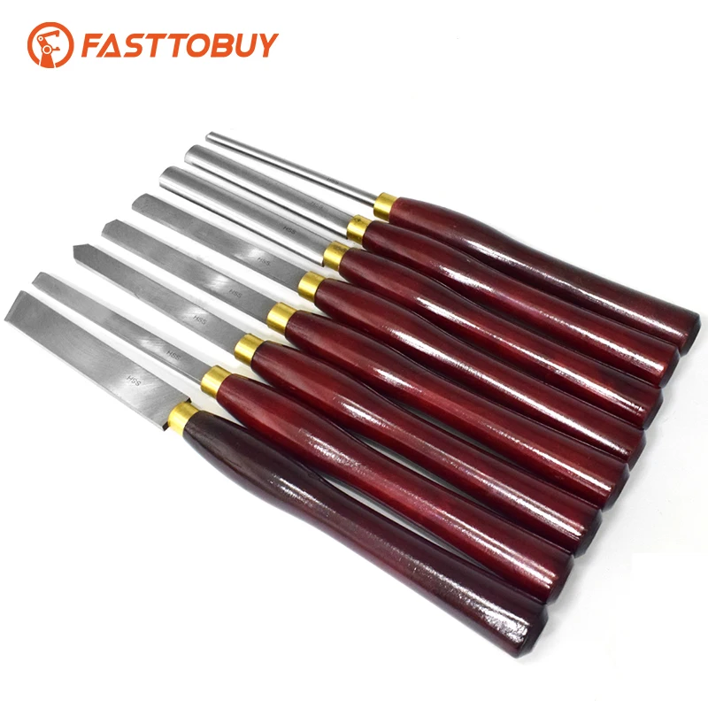 6/8pcs High Speed Steel Lathe Chisel Wood Turning Tool with Wood Handle Woodworking Tool with wooden case storage
6/8pcs High Speed Steel Lathe Chisel Wood Turning Tool with Wood Handle Woodworking Tool with wooden case storage