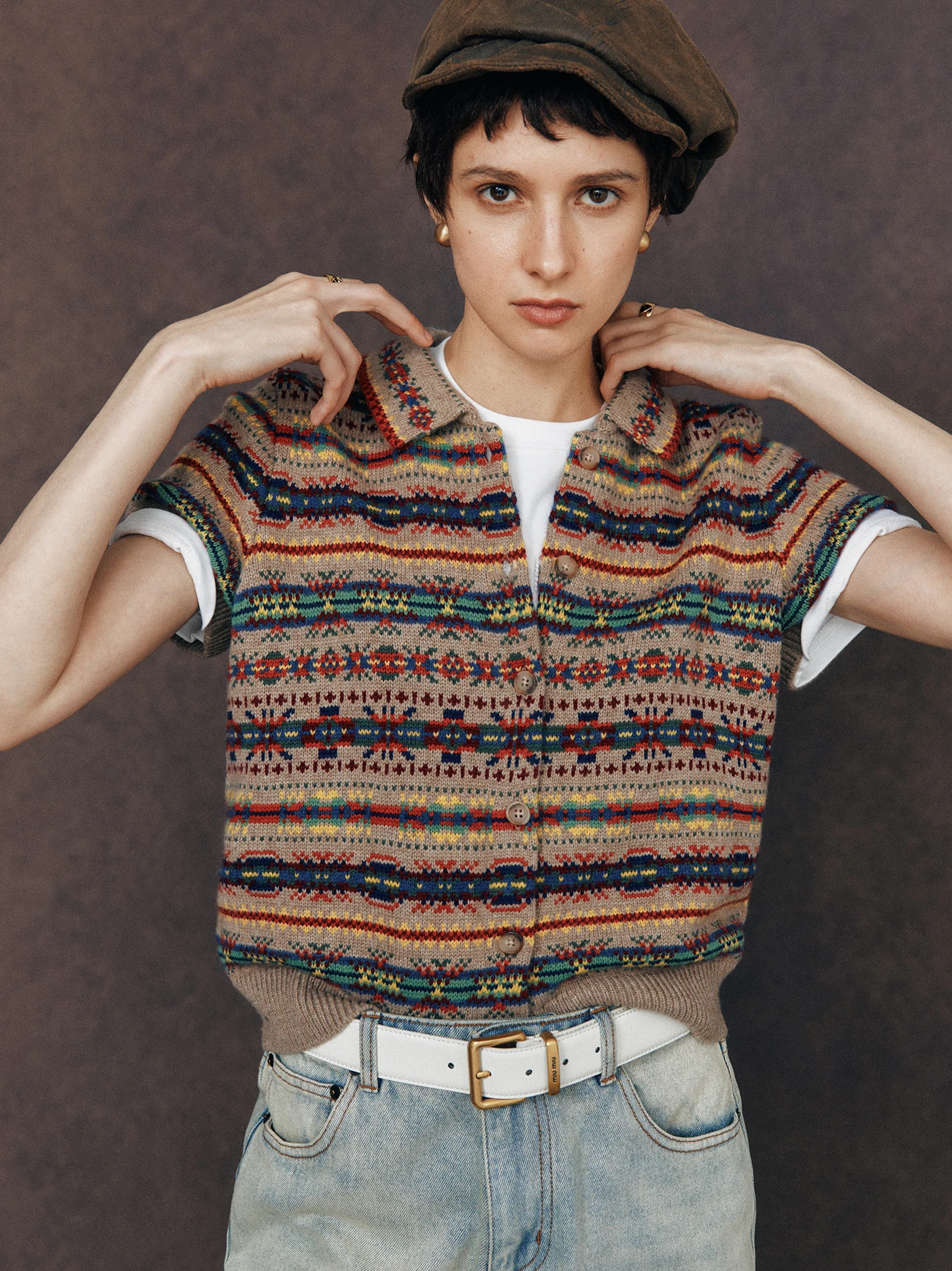 Wool Navajo Geometric Knit Open Cardigan Soft Warm ort Sve Women's Regular Fit Knitted Sweater Casual Autumn Wear
Wool Navajo Geometric Knit Open Cardigan Soft Warm ort Sve Women's Regular Fit Knitted Sweater Casual Autumn Wear