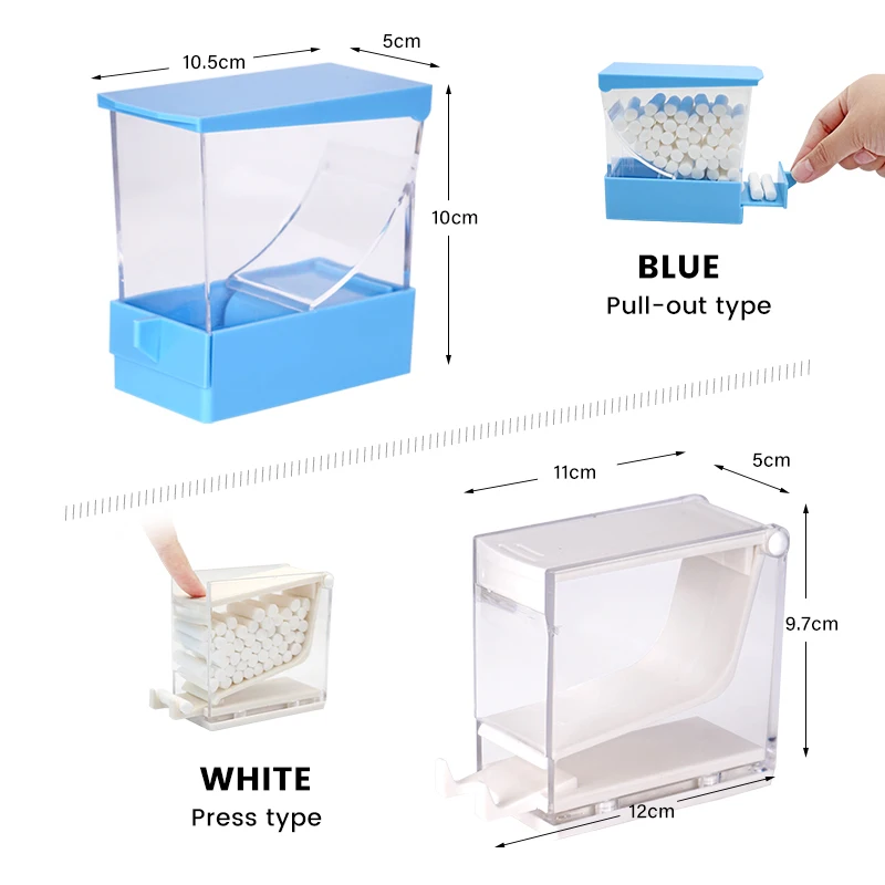 Dental Cotton Roll Dispenser Holder Press Type Swab Storage Box Orthodontics Products Dentistry Lab Supplies
Dental Cotton Roll Dispenser Holder Press Type Swab Storage Box Orthodontics Products Dentistry Lab Supplies