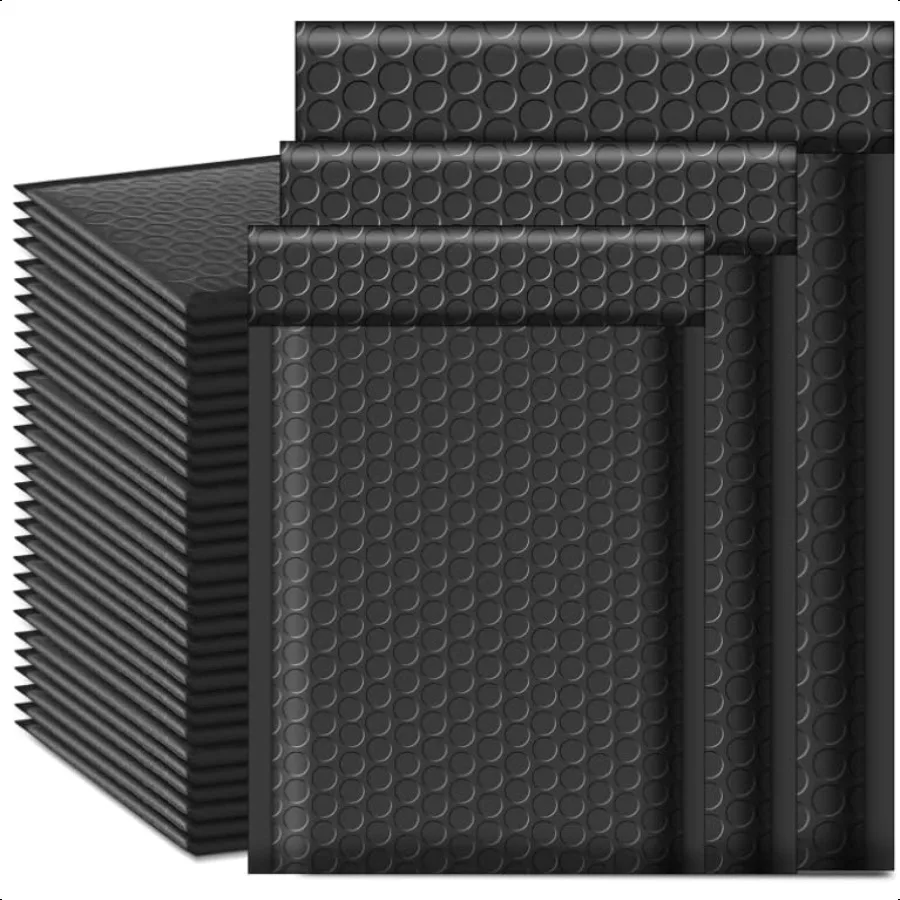 50 Pcs Bubble MailersBlack Bubble Envelopes Waterproof Self Seal Adhesive Shipping Bags Poly Padded Envelopes Bubble Padded Cus
50 Pcs Bubble MailersBlack Bubble Envelopes Waterproof Self Seal Adhesive Shipping Bags Poly Padded Envelopes Bubble Padded Cus