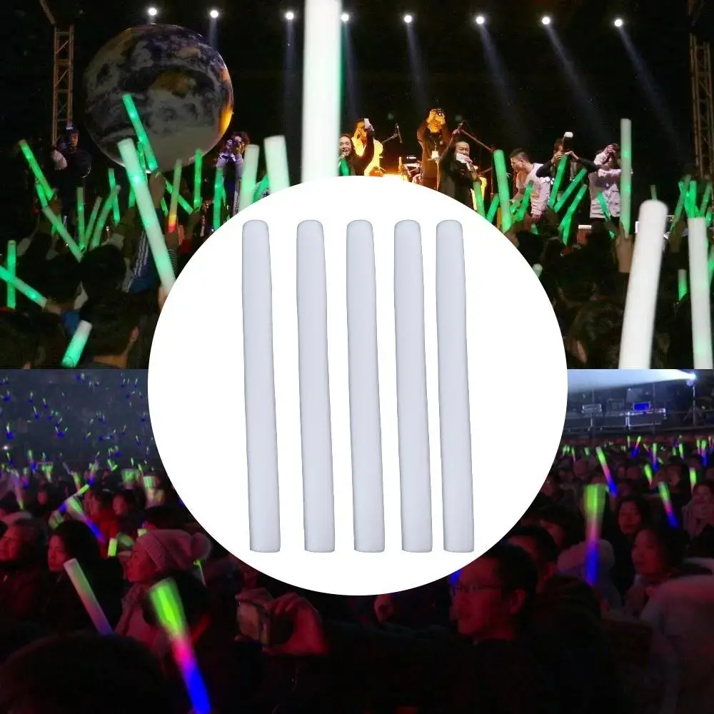 5PCS Xmas Dark Light LED Foam Sticks RGB Foam Light Lightweight LED Glow Sticks 3rd Gear Colorful Cheer Tube Weddings
5PCS Xmas Dark Light LED Foam Sticks RGB Foam Light Lightweight LED Glow Sticks 3rd Gear Colorful Cheer Tube Weddings