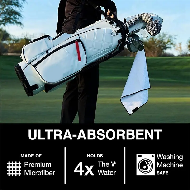 L71A Premium Magnetic Towel For Golf For Golf Carts Or Clubs With Magnet Waffle Weave Pattern Absorbent Fiber For Golfing Gear
L71A Premium Magnetic Towel For Golf For Golf Carts Or Clubs With Magnet Waffle Weave Pattern Absorbent Fiber For Golfing Gear