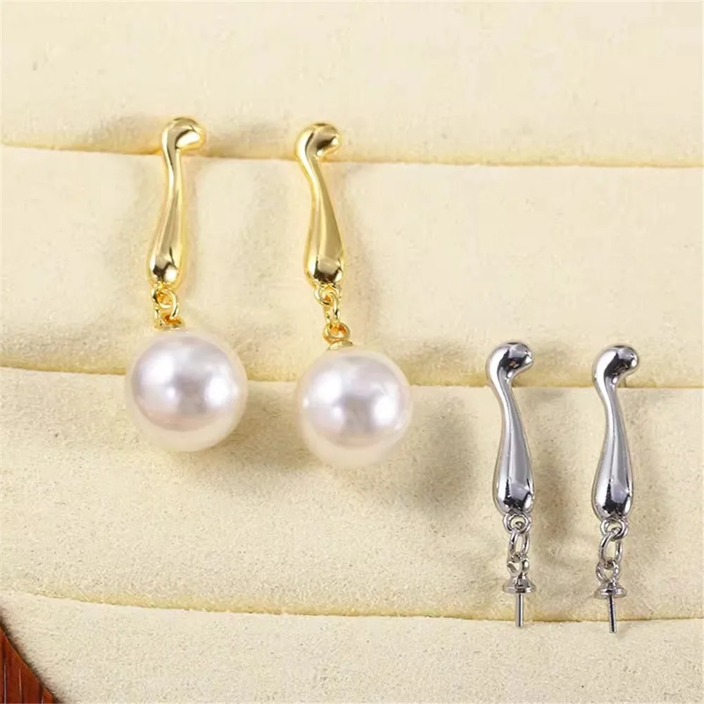 Gold Plated Pearl Earring Settings, DIY Jewelry Making Supplies, Blank Ear Stud Bases for Handmade Accessories, 1pair No Pearl
Gold Plated Pearl Earring Settings, DIY Jewelry Making Supplies, Blank Ear Stud Bases for Handmade Accessories, 1pair No Pearl