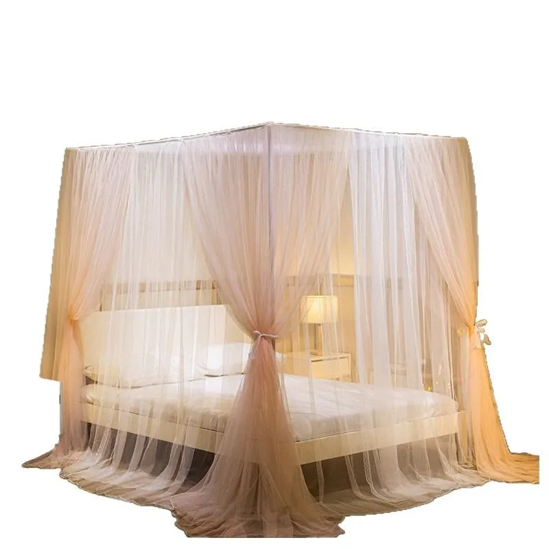 Floor-to-ceiling mosquito net three-door household bedroom princess wind double-layer encryption thickened paint bracket
Floor-to-ceiling mosquito net three-door household bedroom princess wind double-layer encryption thickened paint bracket