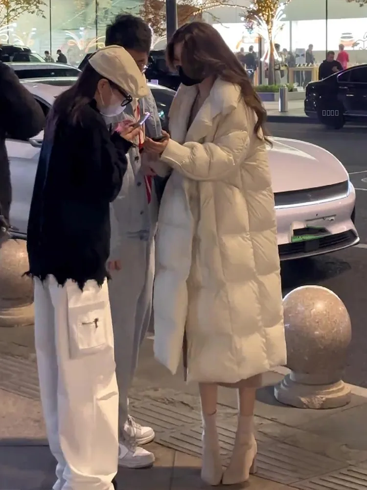 High-End White Du down Jaet Women's Mid-Length Comforter Sle Faionable Winter Coat Beige Casual Sle Thiened Long ...
High-End White Du down Jaet Women's Mid-Length Comforter Sle Faionable Winter Coat Beige Casual Sle Thiened Long ...