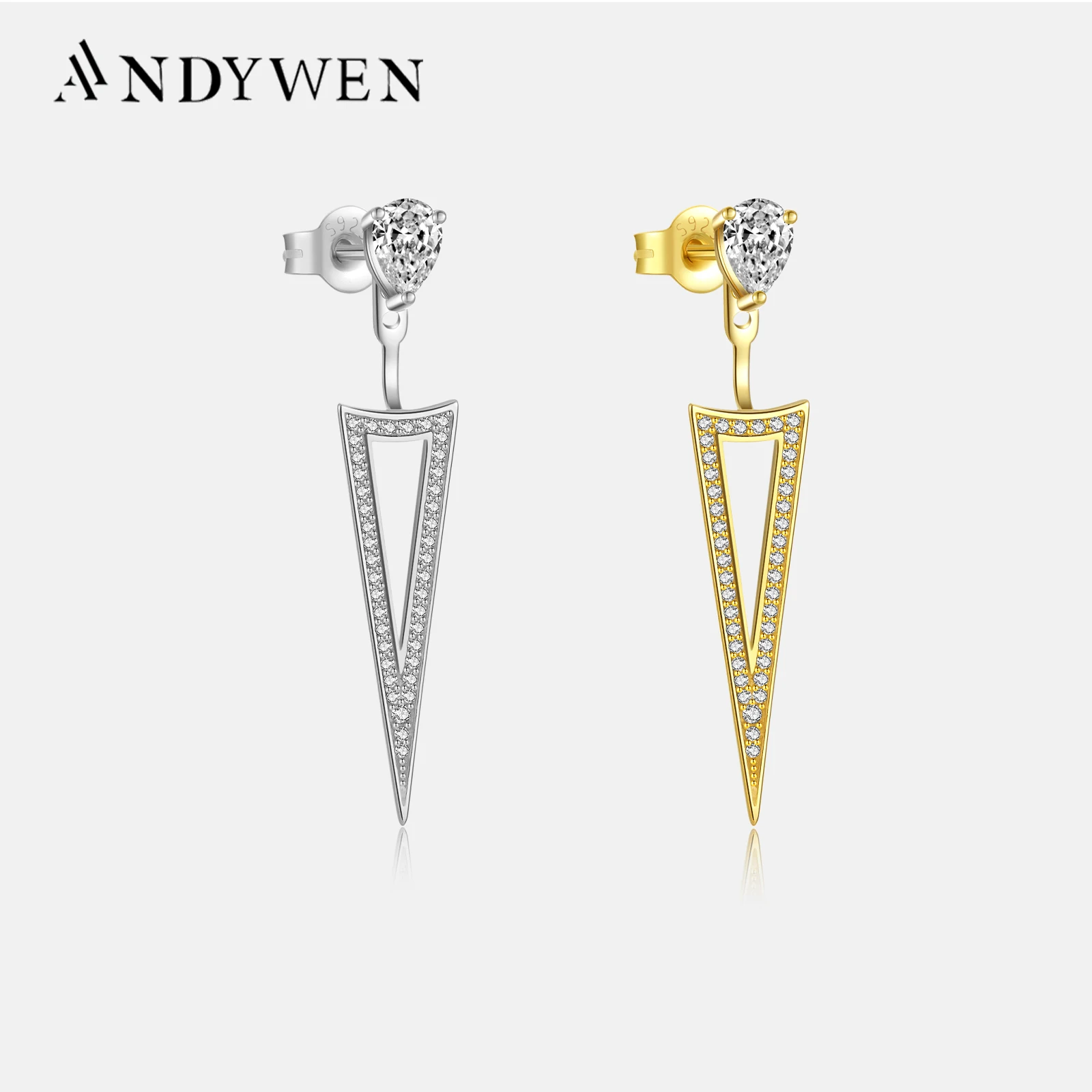 ANDYWEN 925 Sterling Silver Gold Black Triangle Long Spike Drop Earring Clear Zircon CZ 1PCS 2025 Women Women Wedding Gift
ANDYWEN 925 Sterling Silver Gold Black Triangle Long Spike Drop Earring Clear Zircon CZ 1PCS 2025 Women Women Wedding Gift