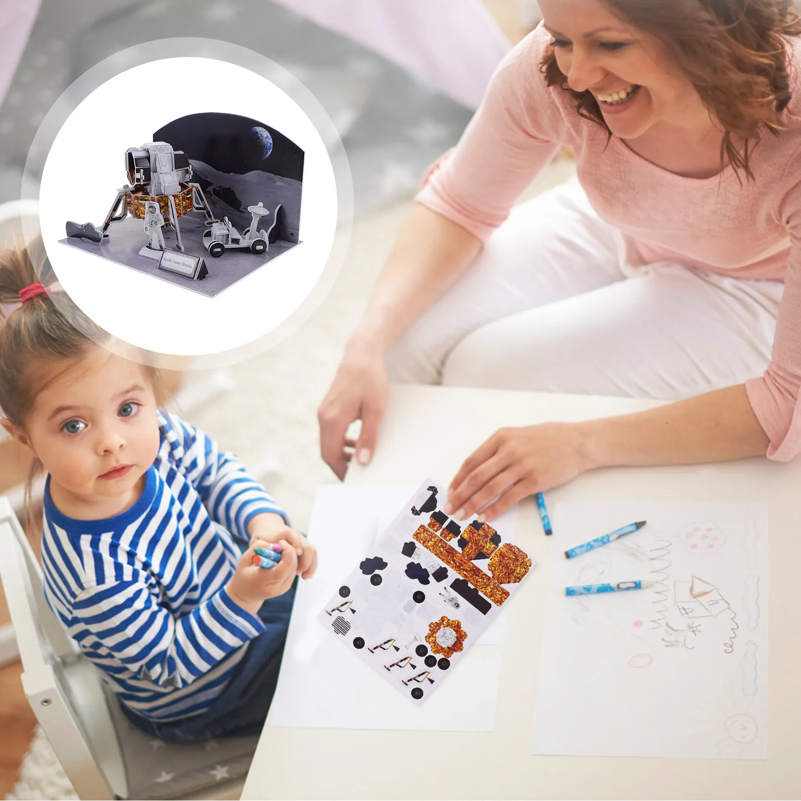 1Set Paper 3D Spaceship Ages 3-5 to 12 Spatial Reasoning Puzzle Portable Learning Tool Outer Space Themed Activity
1Set Paper 3D Spaceship Ages 3-5 to 12 Spatial Reasoning Puzzle Portable Learning Tool Outer Space Themed Activity
