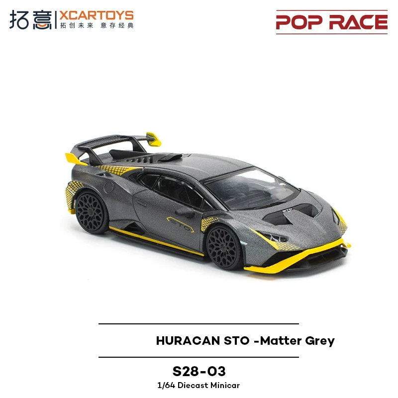 Xcartoys x POP RACE 1:64 STO HURACAN Diecast Model Car
Xcartoys x POP RACE 1:64 STO HURACAN Diecast Model Car