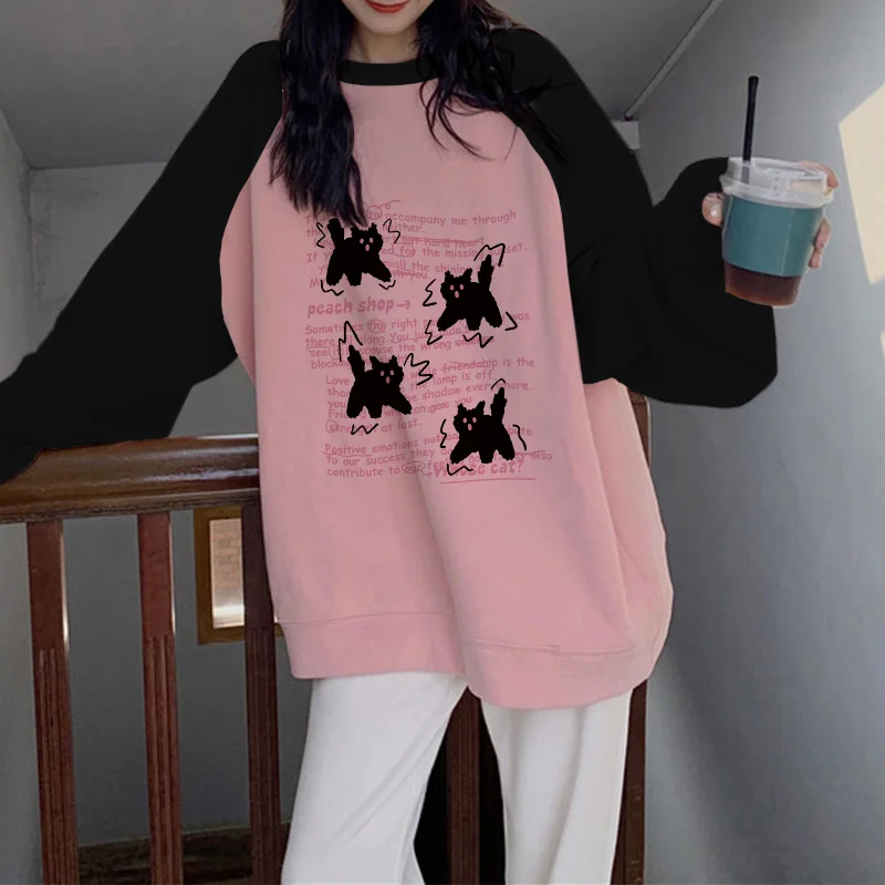 plus Size Hoodie Shoulder Insertion Autumn Clothes for plus Size Women Korean Style round Neck Long Sleeve Printed Sweatshirt
plus Size Hoodie Shoulder Insertion Autumn Clothes for plus Size Women Korean Style round Neck Long Sleeve Printed Sweatshirt