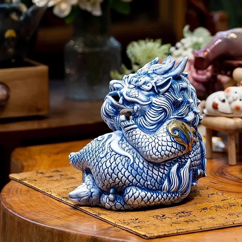 Large unicorn lucky tea pet ornament smoking incense burner gold tea table opening birthday gift Pixiu ghost fan sun eye
Large unicorn lucky tea pet ornament smoking incense burner gold tea table opening birthday gift Pixiu ghost fan sun eye