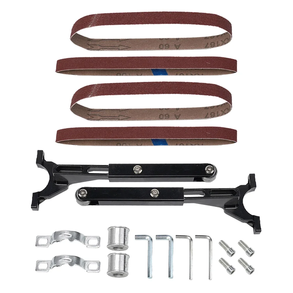 Improve Polishing Efficiency With Angle Grinder Modified Belt Sander Comes With Stainless Steel Sanding Adapter Accessories
Improve Polishing Efficiency With Angle Grinder Modified Belt Sander Comes With Stainless Steel Sanding Adapter Accessories