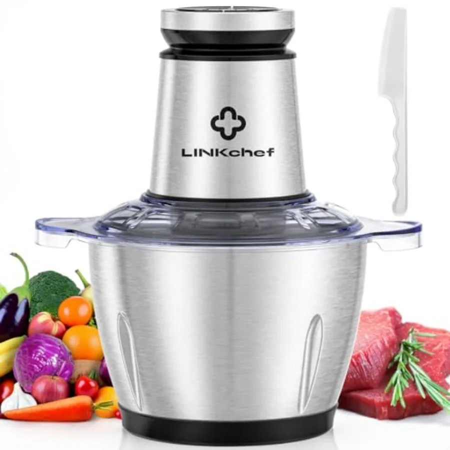 Food Processor Small 10 Cup Food Chopper with Container 2.3L 600W Electric Meat Grinder for Home Use Stainless Steel Mini Food
Food Processor Small 10 Cup Food Chopper with Container 2.3L 600W Electric Meat Grinder for Home Use Stainless Steel Mini Food