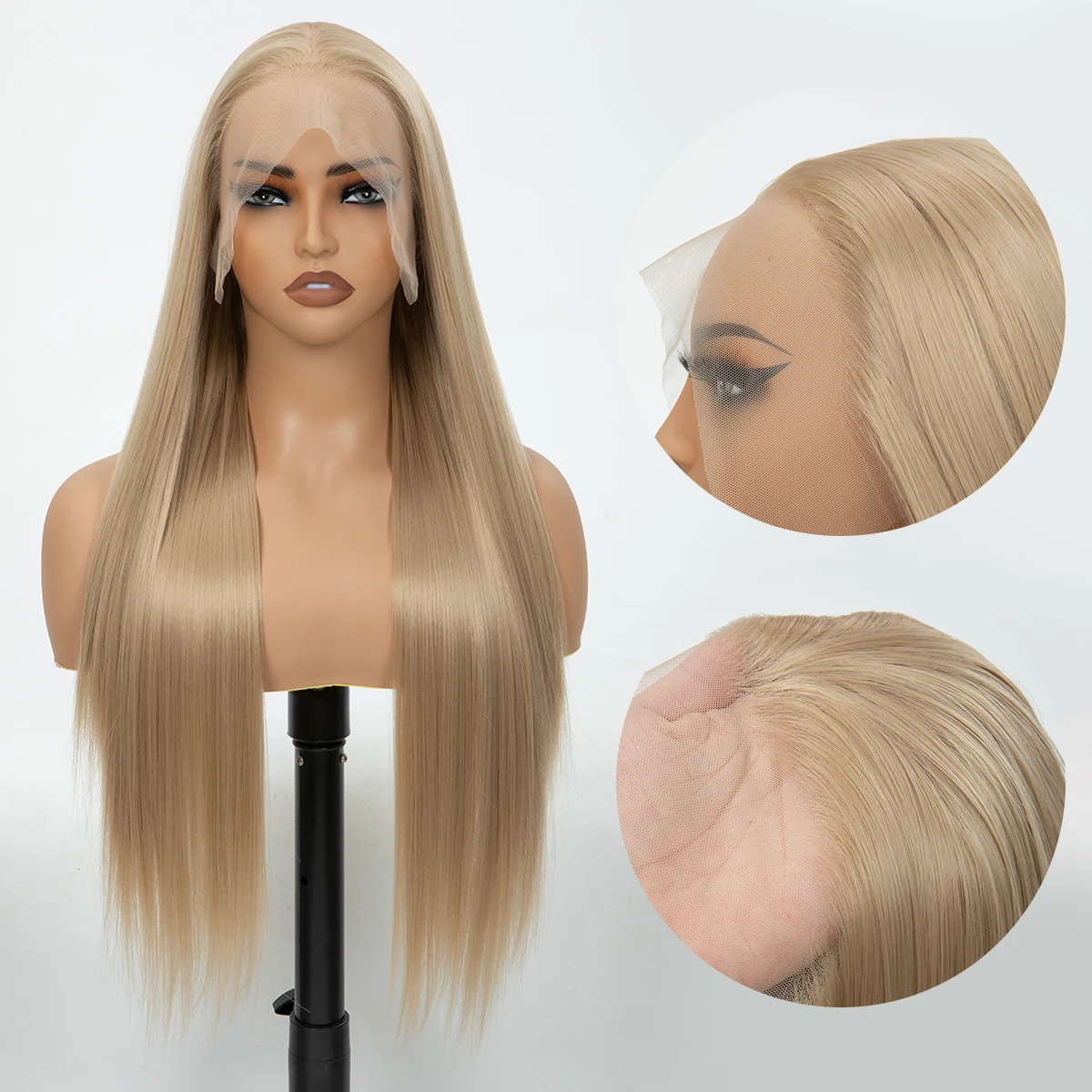 Wholesale 13*4 Lace Wig Long Straight Synthetic Lace Front Wig Transparent Lace Heat Resistant High Temperature Fiber for Women
Wholesale 13*4 Lace Wig Long Straight Synthetic Lace Front Wig Transparent Lace Heat Resistant High Temperature Fiber for Women