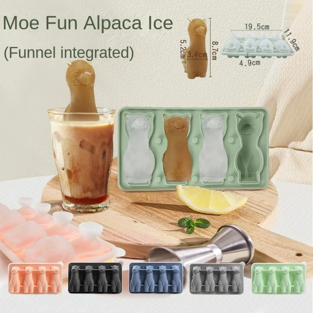 Cute 3D Alpaca Ice Cube Tray Silicone DIY Long Ice Stick Tray Splash-proof Reusable Ice Cream Mold Summer
Cute 3D Alpaca Ice Cube Tray Silicone DIY Long Ice Stick Tray Splash-proof Reusable Ice Cream Mold Summer