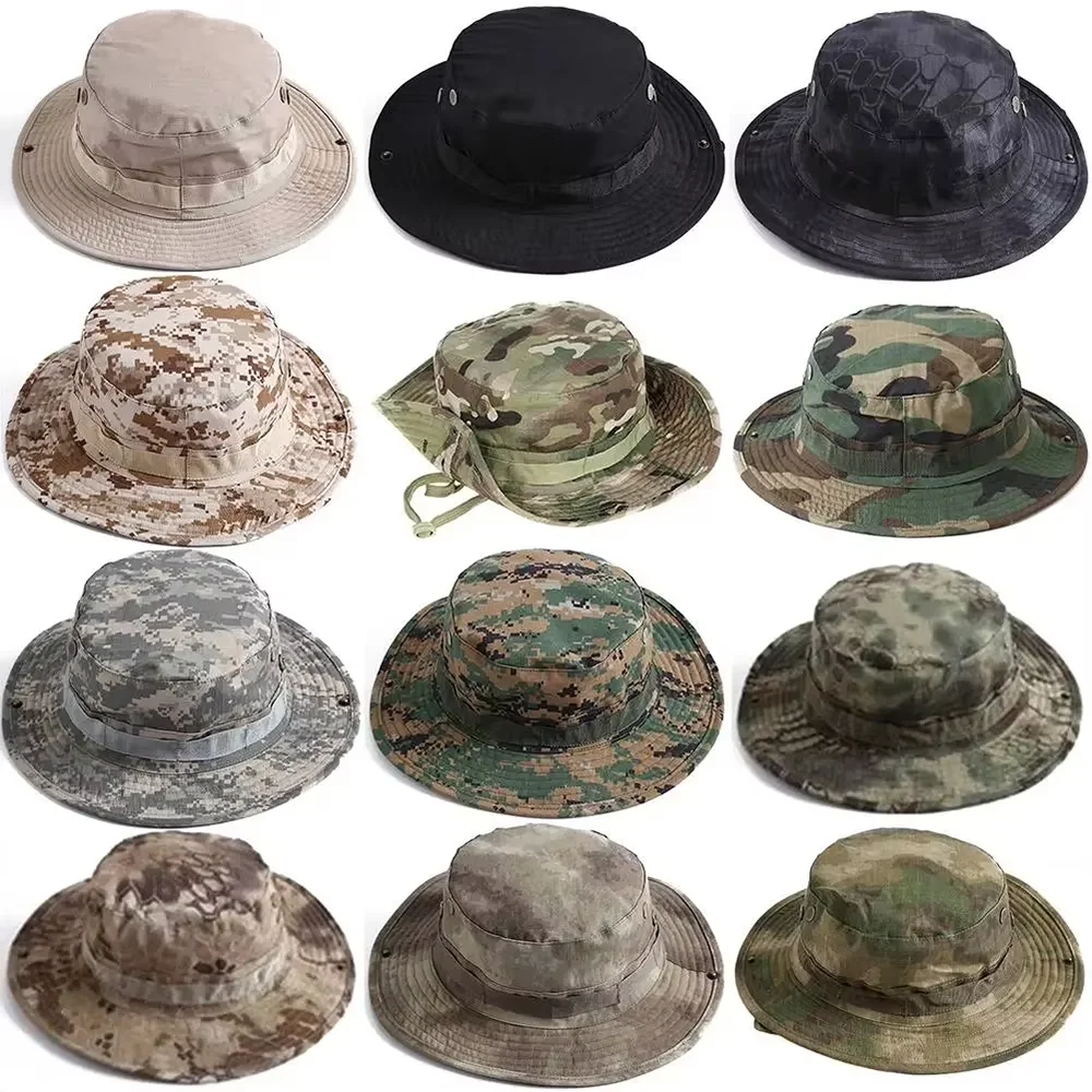 Новое поступление, шляпа Boonie, военная камуфляжная тактическая кепка, шляпы-ведра, армейская спортивная кепка для охоты, уличного туризма, рыбалки, солнцезащитная кепка
Новое поступление, шляпа Boonie, военная камуфляжная тактическая кепка, шляпы-ведра, армейская спортивная кепка для охоты, уличного туризма, рыбалки, солнцезащитная кепка